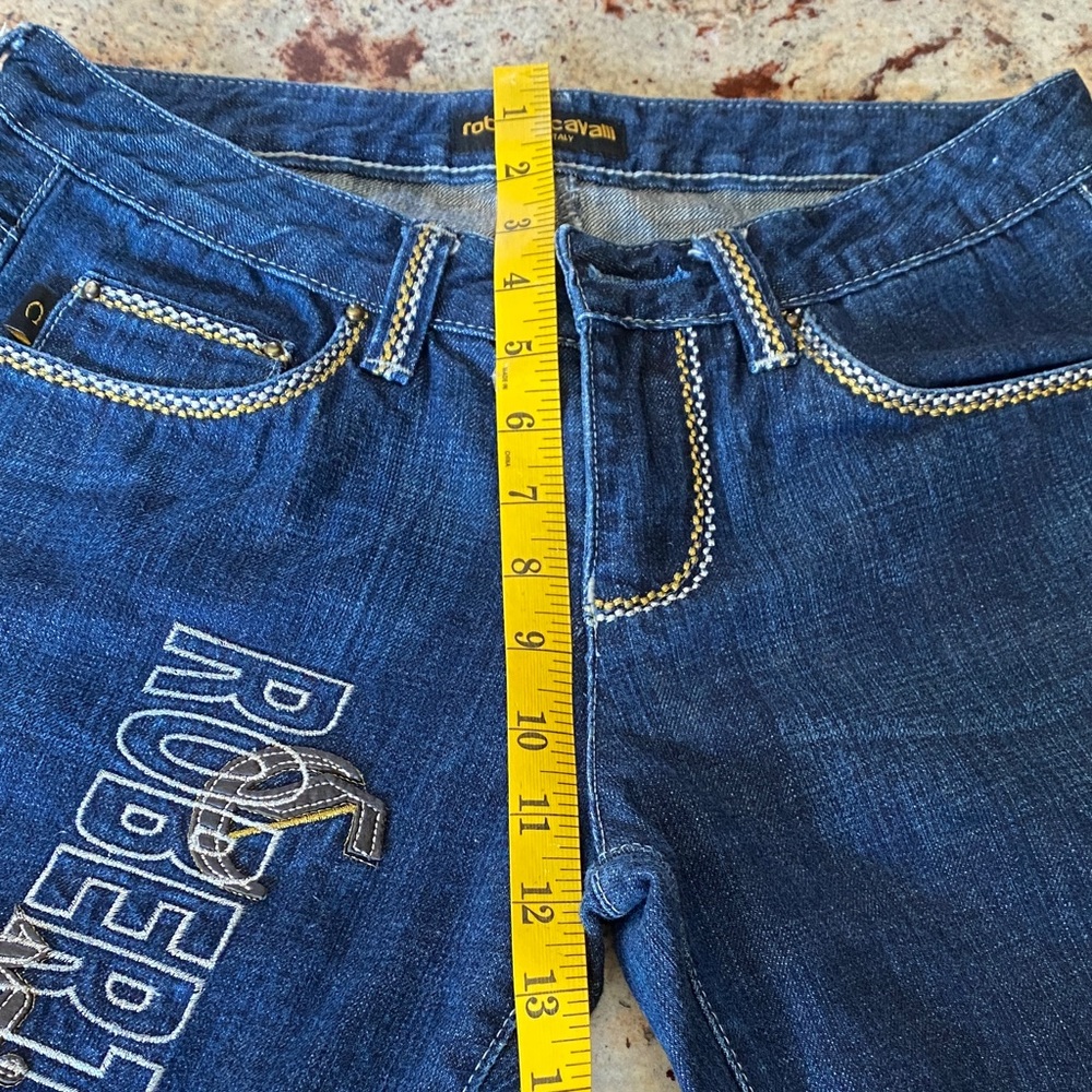 Roberto Cavalli Navy Bootcut Jeans - Picture 14 of 16